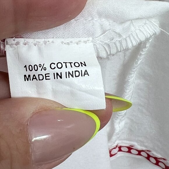 Bindu 100% cotton halter front slit women's maxi dress size M - Picture 9 of 9